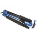 SIRUI T-005X Traveler Ultralight Dreibeinstativ + C-10S Kugelkopf (Alu, Höhe: 130cm, Gewicht: 0,83kg, Belastbarkeit: 4kg) blau-05