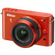 Nikon 1 J2 Systemkamera (10,1 Megapixel, 7,5 cm (3 Zoll) Display) Kit inkl. Nikkor 11-27,5 mm orange-08