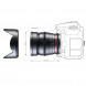 Walimex Pro 24 mm 1:1,5 VDSLR Foto und Videoobjektiv (inkl. Filtergewinde 77mm, Gegenlichtblende, Zahnkranz, stufenlose Blende und Fokus) für Olympus Four Thirds Objektivbajonett schwarz-06