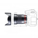 Walimex Pro 24mm 1:1,4 DSLR-Weitwinkelobjektiv (Filtergewinde 77mm, IF, AS und ED-Linsen) für Pentax K Objektivbajonett schwarz-010