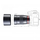 Walimex Pro 135mm f/2,0 DSLR-Objektiv (Chip für Datenübertragung, Filterdurchmesser 77 mm) für Nikon F AE-06