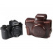 MegaGear Kameratasche für Canon PowerShot G5 X G5X Kompakte Systemkamera ... (Dunkelbraun, Leder)-08