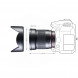 Walimex Pro 24mm 1:1,4 DSLR-Weitwinkelobjektiv AE (Filtergewinde 77mm, Chip) für Nikon F Objektivbajonett schwarz-010