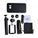 Samsung Galaxy S7 Kamera-Objektiv-Set mit einem 12x Teleobjektiv / Fisheye Objektiv / 2 in 1 Makroobjektiv und Weitwinkel-Objektiv / Mini-Stativ / Universal-Halterung / Hard Case für Samsung Galaxy S7 Samt Handytasche / Apexel Mikrofaser Reinigungstuch-09