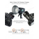 Godox AD600BM 600Ws GN87 HSS Outdoor-Blitz Blitzlicht Blitzgeräte mit Handy Blitz Kopf, 23x23 Zoll Softbox, 7 Zoll Reflektor mit Diffusor und Tragetasche für Canon Nikon Sony DSLR Kameras-09