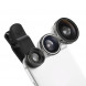 TaoTronics Fisheye Fischauge Objektiv Set Handy Clip On Kamera Adapter (180 Grad Fisheye Objektiv, 10x Macro Objektiv, 0,4x Weitwinkelobjektive)-09