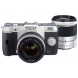 Pentax Q10 Systemkamera (12 Megapixel CMOS Sensor, 7,6 cm (3 Zoll) Display, Full HD, HDMI) inkl. 5-15mm und 15-45mm Objektiv Kit silber-09