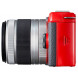 Pentax Q10 Systemkamera (12 Megapixel CMOS Sensor, 7,6 cm (3 Zoll) Display, Full HD, HDMI) inkl. 5-15 und 15-45mm Objektiv Kit rot-09