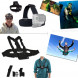 Xtech® Deluxe 23 Piece Accessory Kit for GoPro HERO4 Hero 4 Digital Camera Includes Head Strap Mount, Chest Strap Mount, 16GB High Speed Memory Card + 2 AHDBT-401 Batteries, Quick Dual Charger, 12" inch Highly Flexible Tripod, Custom Large size Case, Hand-07