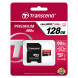 Transcend TS128GUSDU1 Premium Class 10 microSDXC 128GB Speicherkarte mit SD-Adapter (UHS-I, 60 Mbps Lesegeschwindigkeit)-03