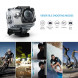 VicTsing Wifi and 2,0 Zoll 4K 24fps Actioncam mit Sony IMX117 Exmor-R Bildstabilisierungsfunktion wasserdichte UHD Sport Action Kamera, optional Weitwinkel-Objektiv, mit 2 Batterien und Zubehör Kits für Fahrrad Motorrad Tauchen Schwimmen usw-07