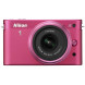Nikon 1 J2 Systemkamera (10,1 Megapixel, 7,5 cm (3 Zoll) Display) Kit inkl. Nikkor 11-27,5 mm pink-06