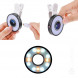 Kamera-Set mit LED-Ringlicht für Telefon / Tablet Universell Fischauge, Weitwinkel und Makro-Objektiv Erstaunliches Upgrade (für Apple iPhone 7 / SE / 6 / 6S, iPad, Samsung Galaxy S7/S7 Edge, Tab/ Note 7, etc.) (Universelles Kamera-Objektiv-Set mit-09