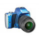 Pentax K-S1 SLR-Digitalkamera (20 Megapixel, 7,6 cm (3 Zoll) TFT Farb-LCD-Display, ultrakompaktes Gehäuse, Anti-Moiré-Funktion, Empfindlichkeit bis zu ISO 51200, Full-HD-Video, Wi-Fi, HDMI) Double Zoom Kit inkl. DAL 18-55 mm und DAL 50-200 mm Objektiv bla-011