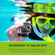 Anbero Wasserdicht 2 Zoll 1080P Sport Kamera 170° Weitwinkel-Objektiv actioncam mit Zubehör Kits für Fahrrad Motorrad Tauchen Schwimmen-010