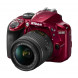 Nikon D3400 Kit rot + AF-P 18-55 VR-04