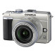 Olympus PEN E-PL1 Systemkamera (13 Megapixel, 6,9 cm (2,7 Zoll) Display, Bildstabilisator) champagner mit 14-42mm Objektiv silber-06