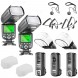 Neewer® Triopo TR-988 E-TTL / i-TTL-Speedlites Kamera Slave Blitz Kit für * BEIDE* Canon and Nikon Digitale Spiegelreflexkameras * High Speed Sync * Rebel XT SL1 Xti T1i T2i T3i T4i T5i XS EOS 5D Mark II 2 III 3 1Ds 6D 7D 60D 50D 40D 30D 300D 100D 350D 400D-08