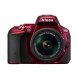 Nikon D5500 SLR-Digitalkamera Kit DX AF-P 18-55 VR rot-04