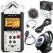 Zoom H4nSP Handy Recorder + APH-4nSP Zubehörset + KEEPDRUM Kopfhörer-05