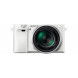 Sony Alpha 6000 Systemkamera (24 Megapixel, 7,6 cm (3") LCD-Display, Exmor APS-C Sensor, Full-HD, High Speed Hybrid AF) inkl. SEL-P1650 Objektiv weiss-024