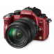 Panasonic Lumix DMC-GH1KEG9R Systemkamera (12 Megapixel, 7,6 cm Display, LiveView, Full-HD) rot mit 14-140 mm Objektiv schwarz-05