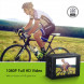 Anbero Wasserdicht 2 Zoll 1080P Sport Kamera 170° Weitwinkel-Objektiv actioncam mit Zubehör Kits für Fahrrad Motorrad Tauchen Schwimmen-010