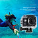 icefox® FHD Unterwasser-Action-Kamera, 12MP, 1080P, wasserdichte HD-Kamera mit 170° Weitwinkel, 1,5 Zoll-Display, 900mAh Batterie und Zubehör-Kitt für zum Tauchen, zumFahrrad fahren, zum Motorrad fahren und zum Schwimmen (Schwarz)-08