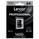 Lexar Professional 1400x 64GB XQD 2.0 Card (Up to 210MB/s Read) w/Free Image Rescue 5 Software LXQD64GCRBEU1400-02
