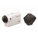 Sony FDR-X3000R 4K Action Cam mit BOSS (Exmor R CMOS Sensor, Carl Zeiss Tessar Optik, GPS, WiFi, NFC) mit RM-LVR3 Live View Remote Fernbedienung, weiß-073