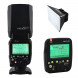 Yongnuo YN600EX-RT TTL HSS Blitzgeräte Speedlite + YN-E3-RT Funkauslöser mit TARION Softbox-07