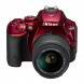 Nikon D5500 SLR-Digitalkamera Kit DX AF-P 18-55 VR rot-04