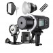 Godox AD600BM 600Ws GN87 HSS Outdoor-Blitz Blitzlicht Blitzgeräte mit Handy Blitz Kopf, 23x23 Zoll Softbox, 7 Zoll Reflektor mit Diffusor und Tragetasche für Canon Nikon Sony DSLR Kameras-09