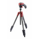 Manfrotto MKCOMPACTACN-RD Compact Action Tripod mit Quick Release (Tragbarkeit: 1,5Kg) rot-02