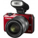 Canon EOS M Systemkamera (18 Megapixell, 7,7 cm (3 Zoll) Display, Full-HD, Touch-Display) Kit inkl. EF-M 18-55mm 1:2,0 STM Objektiv und Speedlite 90EX rot-07