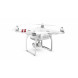 DJI Phantom 3 Standard Aerial UAV Quadrocopter Drohne mit Integrierter 2.7K Full-HD Videokamera, 3-Achsen-Gimbal, Digitaler Fernsteuerung Weiß/Rot-08