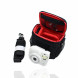 Smart-Planet® hochwertige und kompakte Systemkamera Kameratasche (auch kleine DSLR Kamera) viele Fächer inkl. Regenhülle Kamera Tasche schwarz-09