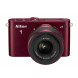 Nikon 1 J3 Systemkamera (14 Megapixel, 7,5 cm (3 Zoll) LCD-Display, Full HD) Kit inkl. 1 Nikkor 10-30 mm VR-Objektiv rot-05