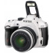 Pentax K 50 SLR-Digitalkamera (16 Megapixel, APS-C CMOS Sensor, 1080p, Full HD, 7,6 cm (3 Zoll) Display, Bildstabilisator) weiß inkl. Objektiven DA L 18-55 mm WR and 50-200 mm WR-07