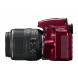 Nikon D3200 SLR-Digitalkamera (24 Megapixel, 7,4 cm (2,9 Zoll) Display, Live View, Full-HD) inkl. AF-S DX 18-55 VR rot-012