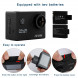 Sports Camera, Levin Action Camera 2.0 Inch 170 Degree Ultra-wide Angle Lens Full HD 1080p 12MP WiFi Remote Control Waterproof Sports Diving Camera with Accessories-08