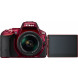 Nikon D5500 SLR-Digitalkamera Kit DX AF-P 18-55 VR rot-04