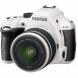 Pentax K 50 SLR-Digitalkamera (16 Megapixel, APS-C CMOS Sensor, 1080p, Full HD, 7,6 cm (3 Zoll) Display, Bildstabilisator) weiß inkl. Objektiven DA L 18-55 mm WR and 50-200 mm WR-07