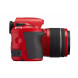 Pentax K 50 SLR-Digitalkamera (16 Megapixel, APS-C CMOS Sensor, 1080p, Full HD, 7,6 cm (3 Zoll) Display, Bildstabilisator) rot inkl. Objektiv DA L 18-55 mm WR-07