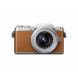 Panasonic DMC-GF7 Lumix Kamera Kit mit H-FS 12-32 mm Objektiv braun/silber-03