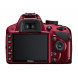 Nikon D3200 SLR-Digitalkamera (24 Megapixel, 7,4 cm (2,9 Zoll) Display, Live View, Full-HD) inkl. AF-S DX 18-55 VR rot-012