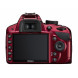 Nikon D3200 SLR-Digitalkamera (24 Megapixel, 7,4 cm (2,9 Zoll) Display, Live View, Full-HD) Kit inkl. AF-S DX 18-55 VR II Objektiv rot-06