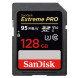 SanDisk Extreme PRO 128GB SDXC Speicherkarte bis zu 95 MB/Sek., Class 10, U3, V30-01