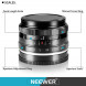 Neewer® NW-E-35-1,7 35mm f / 1.7 Manueller Fokus Prime Fest Objektiv für Sony E-Mount Digitalkameras, wie Sony NEX3, 3N, 5, 5T, 5R, 6, 7, A5000, A5100, A6000, A6100 und A6300-07