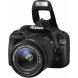 Canon EOS 100D SLR-Digitalkamera (18 Megapixel, 7,6 cm (3 Zoll) Touchscreen, Full HD, Live-View) Kit inkl. EF-S 18-55mm 1:3,5-5,6 IS STM-012